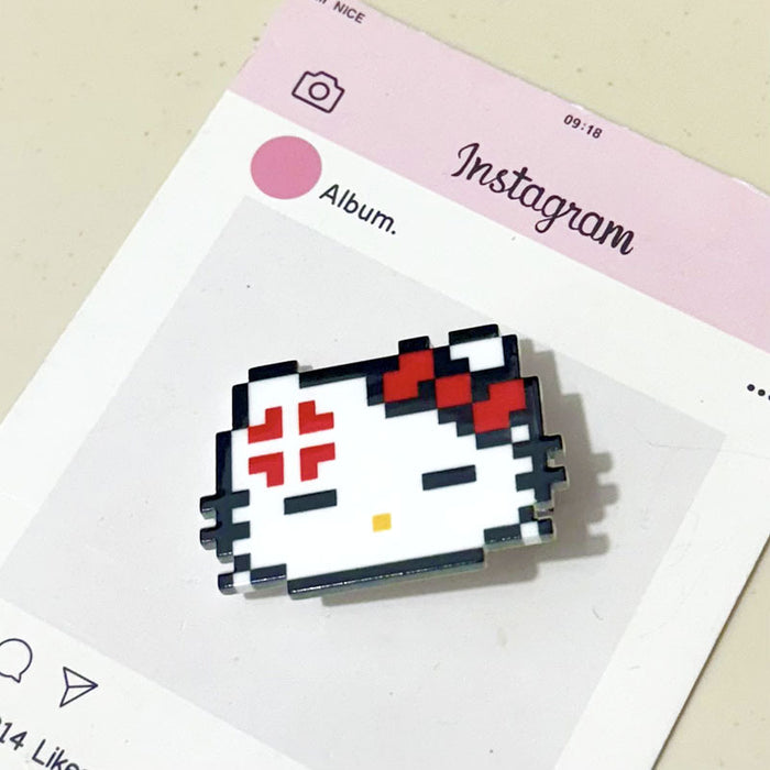 Wholesale Cute pixelated cat hair clip