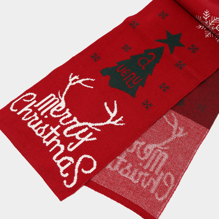 Wholesale Cute Christmas reindeer children' s knitted hat f and gloves three-piece set