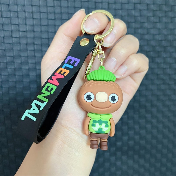 Wholesale Creative Cartoon PVC Soft Keychains JDC-KC-JinB010