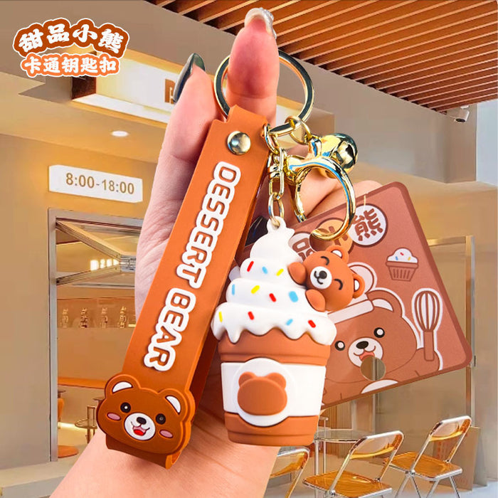 Wholesale Dessert  Cute Cartoon Doll Keychains