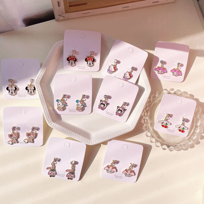 Wholesale Cartoon Alloy Earrings JDC-ES-KaLu017