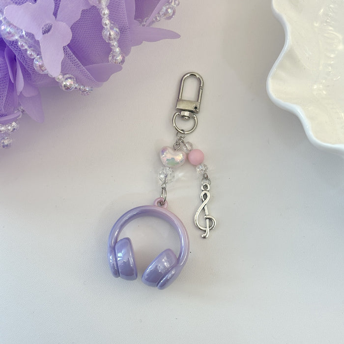 Wholesale Headset Mobile Phone Chain Cool All-match Chain Student Backpack Pendant Keychain