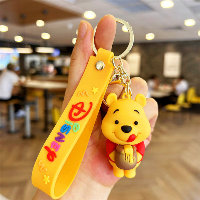 Wholesale Cartoon doll keychain,  cute bag charm,  silicone