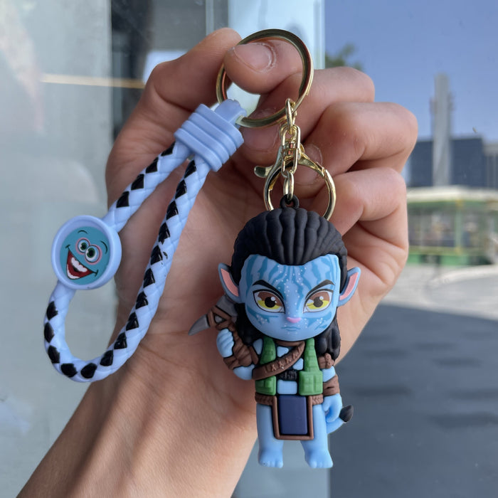 Wholesale Keychain 3D Doll Bag Couple Pendant Car Keychain Small Gift Wholesale