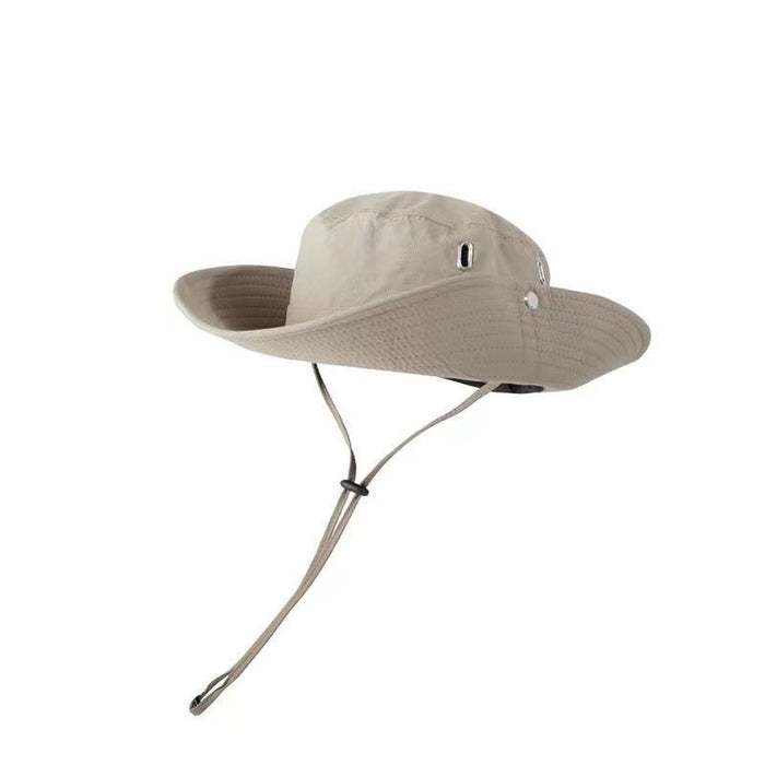 Wholesale Hat Drawstring Versatile Breathable Fisherman's Hat Sunshade and Sun Protection Large brimmed Sun Hat