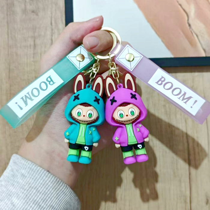 Wholesale Internet celebrity keychain pendant, cute doll backpack ornament