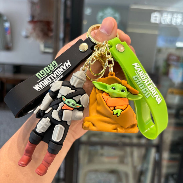 Wholesale 2PCS PVC Cartoon Keychain Pendant Boutique Accessory