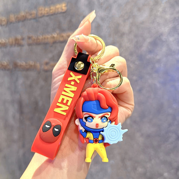 Wholesale Cartoon Wolverine Bag Pendant Car Key Chain