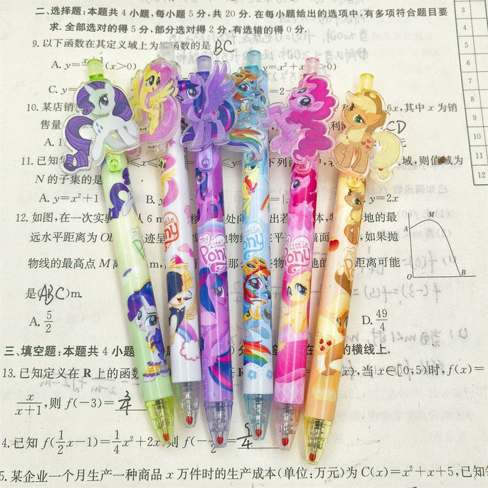 Wholesale Pony Press Gel Pen Acrylic Patch Student Stationery Writing Smooth