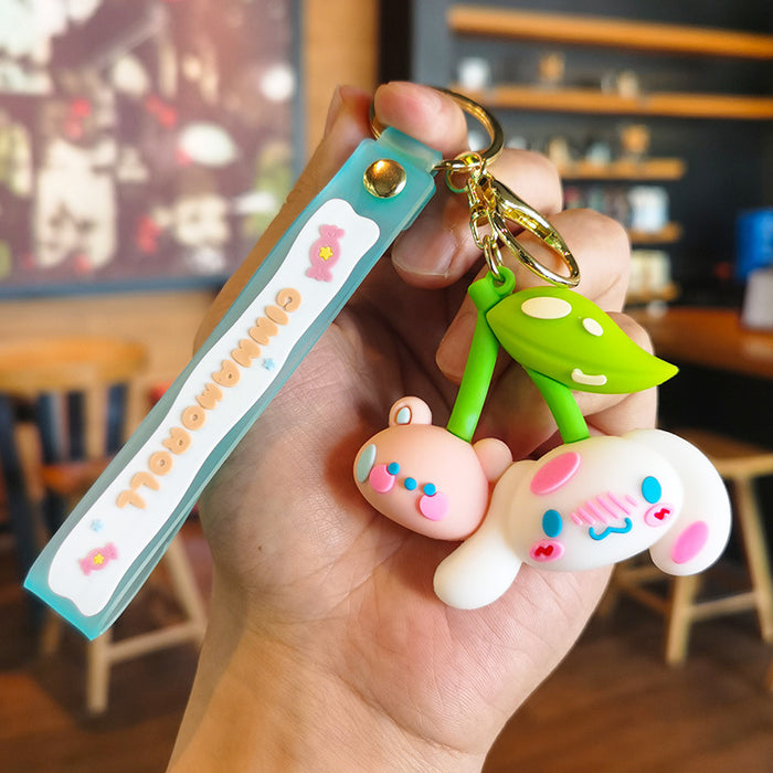 Wholesale Cartoon Doll Rubber Keychain JDC-KC-Tingm163