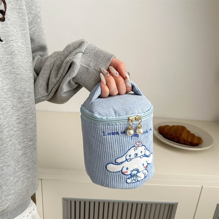 Wholesale Cute plush  bucket bag cartoon girl portable small bag