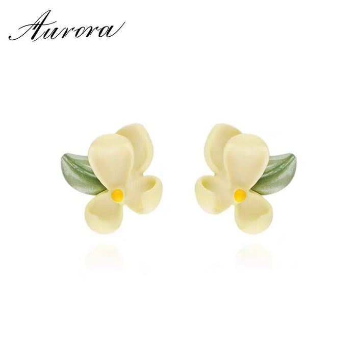Wholesale Fresh sweet pearl ear clip women's earless niche design earrings alloy earrings
