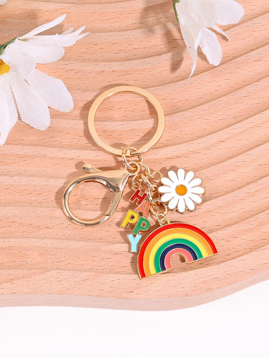 Wholesale Alloy keychain cartoon cute bag key pendant gift keychain