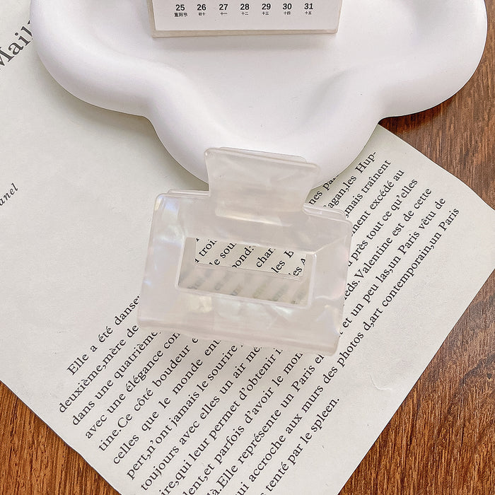 Wholesale Handmade Acetate Medium Hair Claw Square Design for Women Everyday Styling