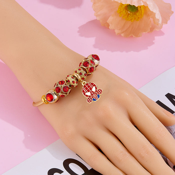 Wholesale Beaded Bracelet Stainless Steel Pendant for Women Travel Souvenir Jewelry Accessory