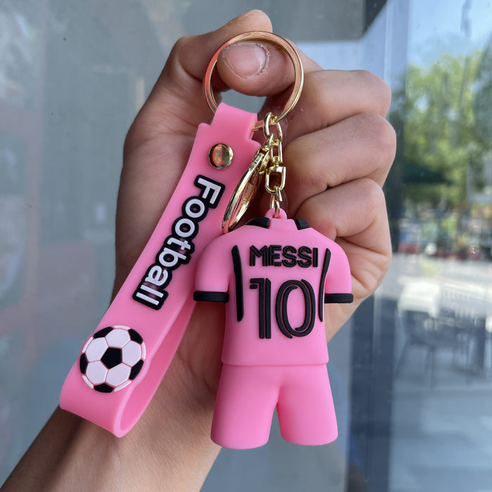 Wholesale Football jersey keychain, jersey backpack pendant, small gift