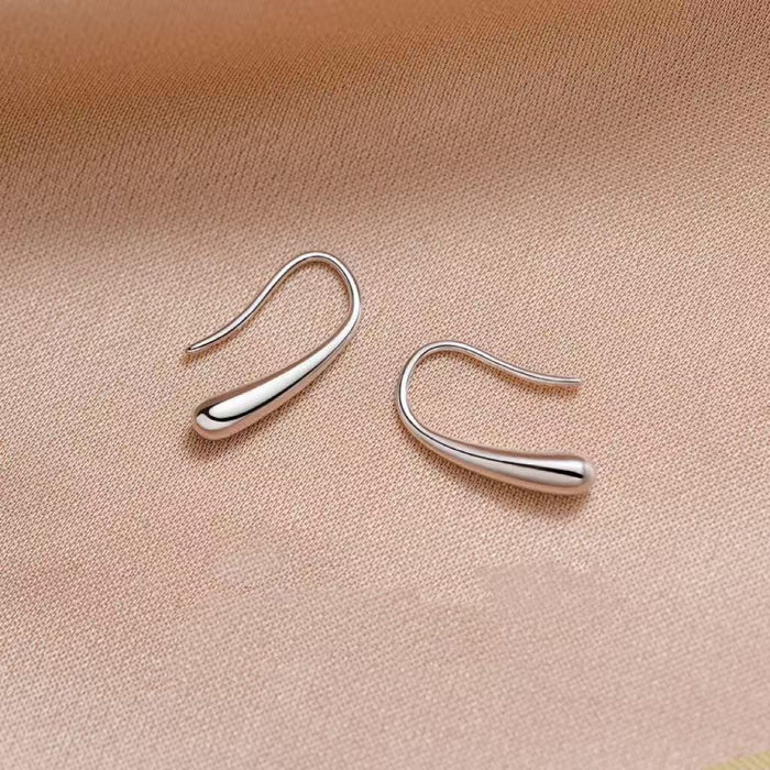 Wholesale Brushed Water Drop Flower Earrings for Women