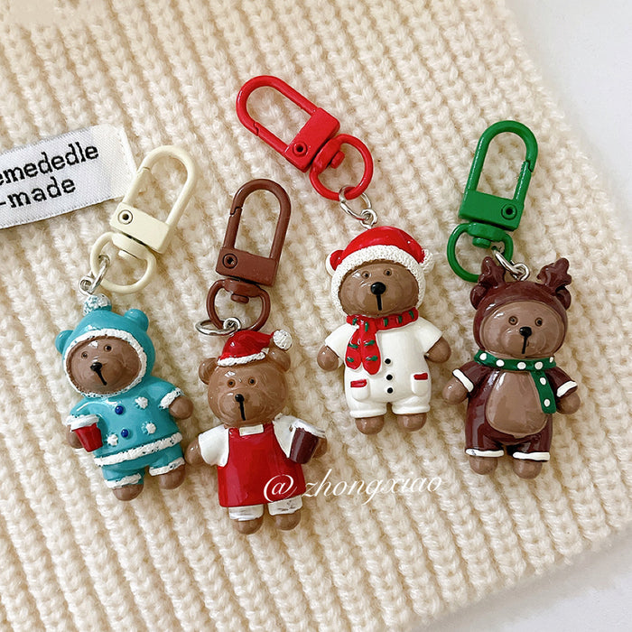 Wholesale Cartoon painted keychain pendant, cute girl heart backpack hanging accessory