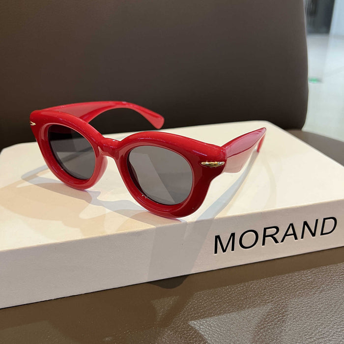 Wholesale Sunglasses Thick Frame Red Sunglasses