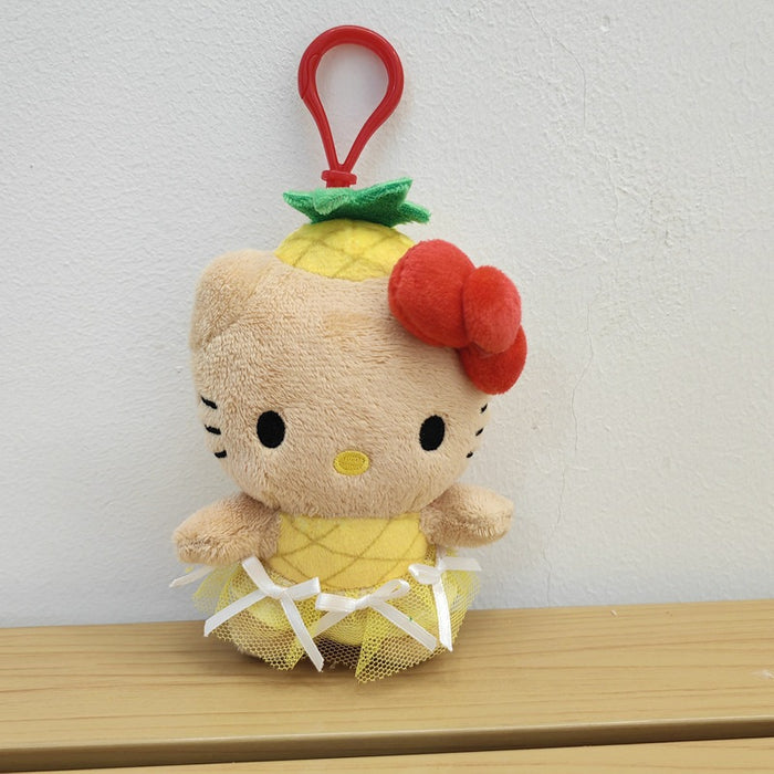 Wholesale Hawaii Beach Swimming Circle Surfing Pineapple Paradise Cat Plush Doll Pendant