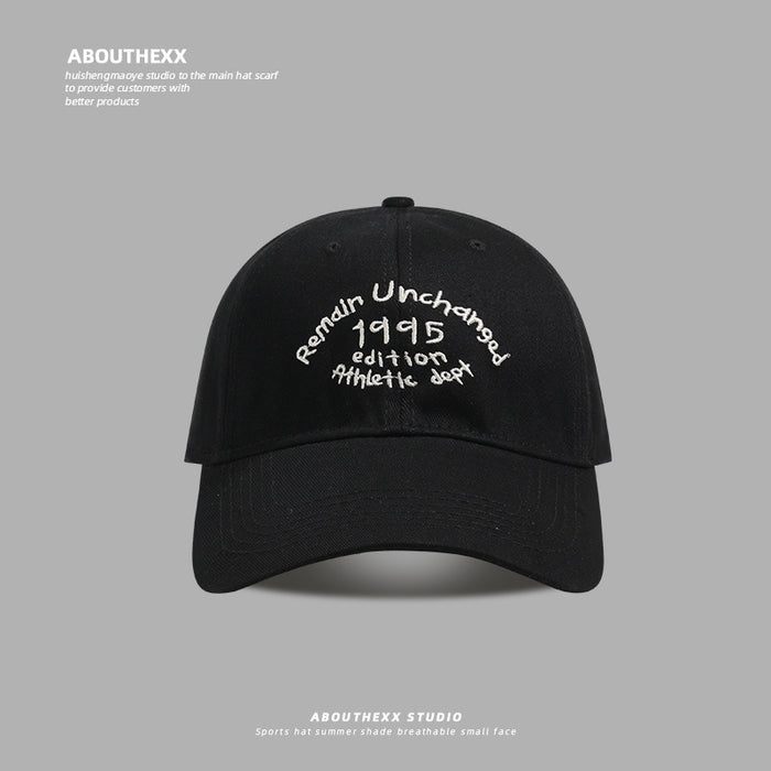 Wholesale Hat casual letter embroidered baseball cap versatile duckbill cap men's sun hat