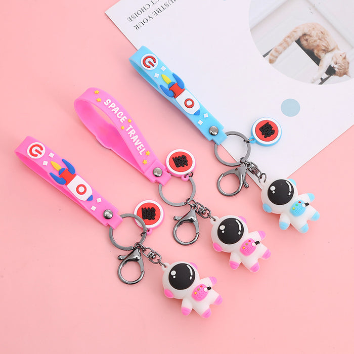 Wholesale Cute Cartoon Soft Rubber Doll Keychain JDC-KC-BoYue006