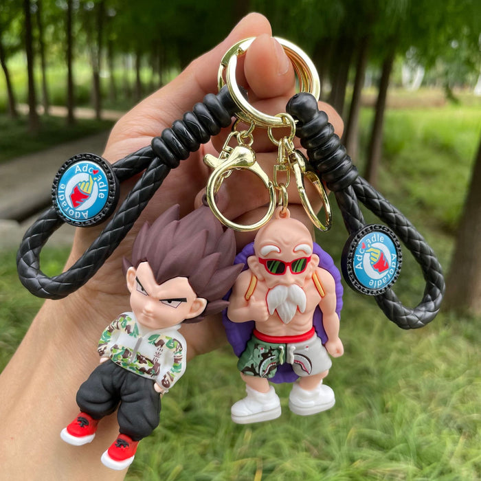 Wholesale Cartoon anime keychain, soft plastic figurine, backpack pendant, car keychain, small gift wholesale