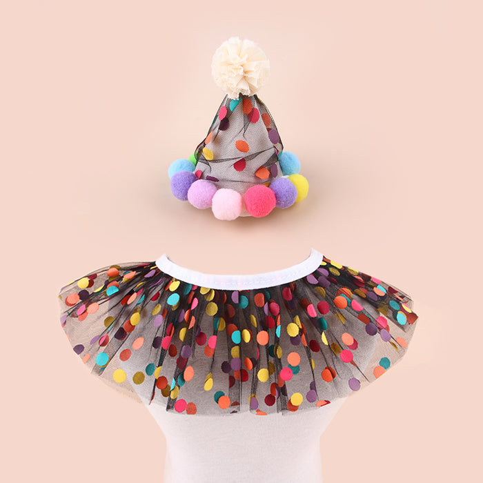 Wholesale pet birthday suit cute wind clothing cats and dogs can wear photo clothing