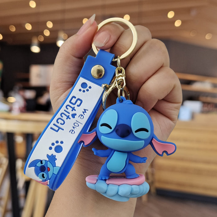 Wholesale Cartoon Silicone Doll Keychain JDC-KC-ZhuoRan021