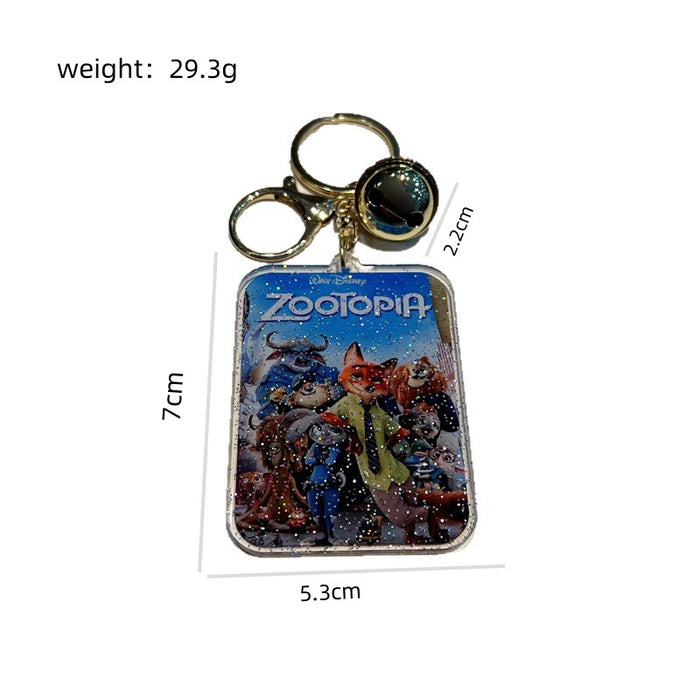 Wholesale 5 PCS Cute cartoon acrylic keychain
