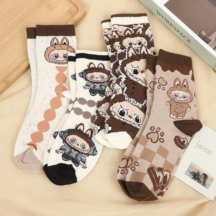 Wholesale Cartoon Mid-tube Long-tube Socks