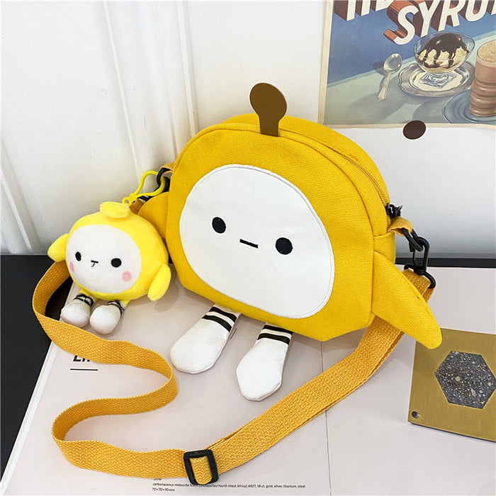 Wholesale Cartoon Egg Shoulder Bag Cute Plush Coin Wallet  Girl Shoulder Bag