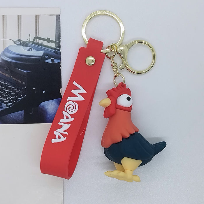 Wholesale creative cartoon ocean strange edge key chain pendant bag car key chain accessories gift