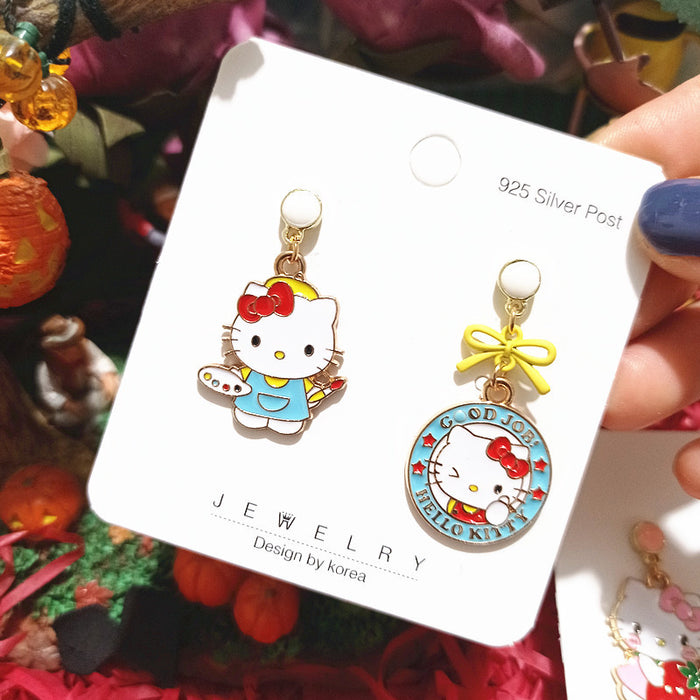 Wholesale Cartoon Alloy Cute and Funny Earrings JDC-ES-Xingj054