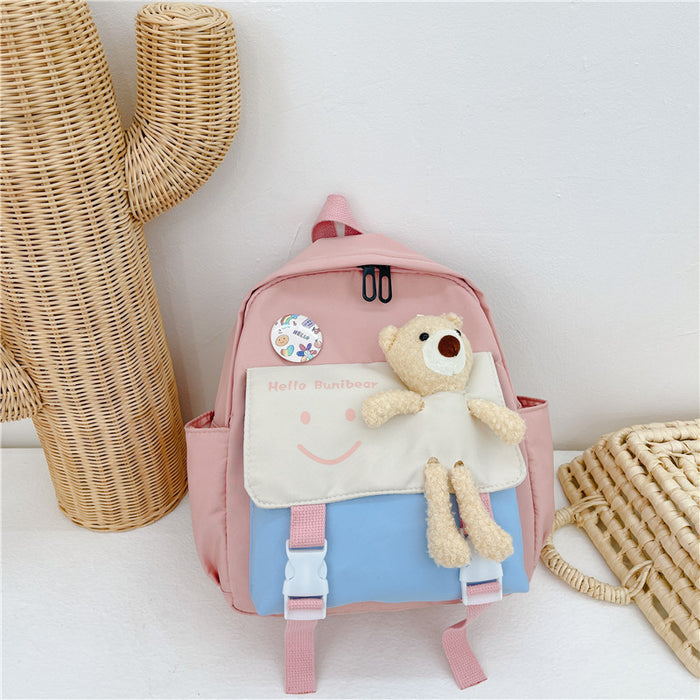 Wholesale Canvas Children's Stylish Small Backpack JDC-BP-YuanDuo024