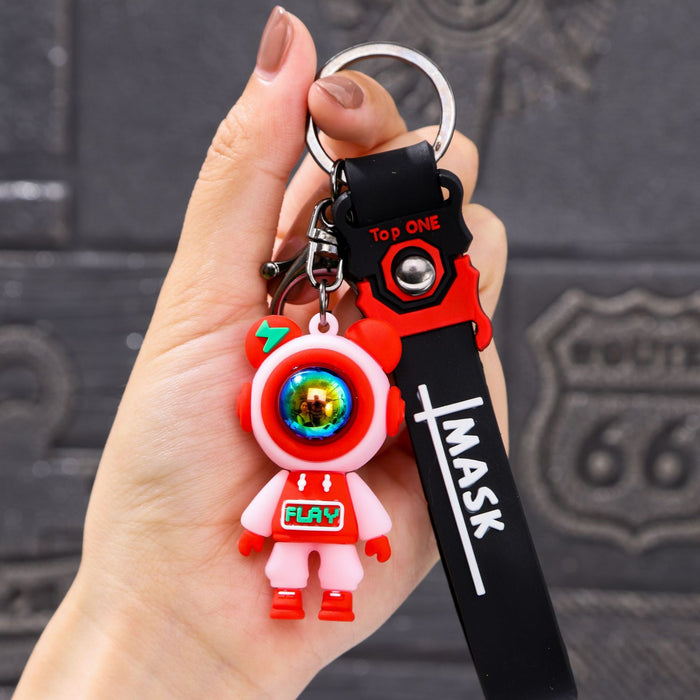 Wholesale Lightning bear keychain doll key ornaments bag pendant Doll