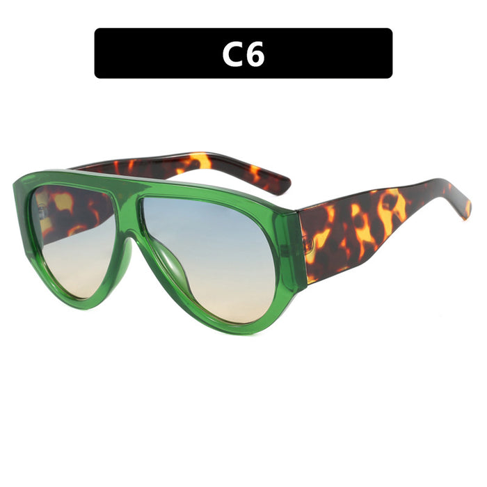 Wholesale Large frame fashionable sunglasses, sunglasses, street photography sunglasses