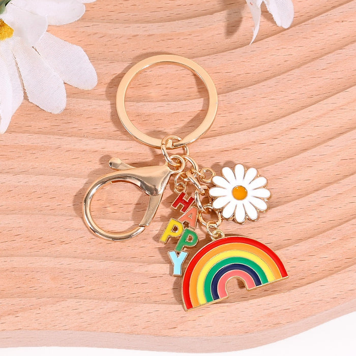 Wholesale Alloy keychain cartoon cute bag key pendant gift keychain