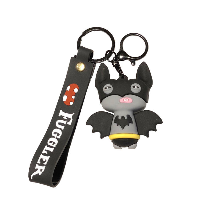 Wholesale Funny cute tooth monster cartoon keychain tooth monster pendant