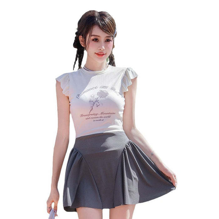 Wholesale Sports swimsuit sleeveless backless flat angle sexy hot spring swimming suit