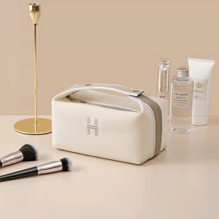 Wholesale New Canvas Makeup Bag with Advanced Inner Container, Toilet and Makeup Storage Bag, Travel Makeup Storage Bag