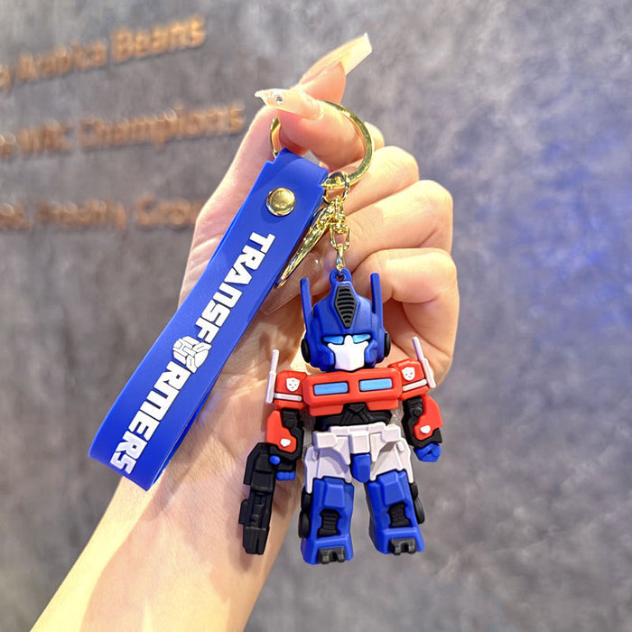 Wholesale Cartoon Robot Keychain Trendy Car Key Accessory Bag Charm MOQ≥2