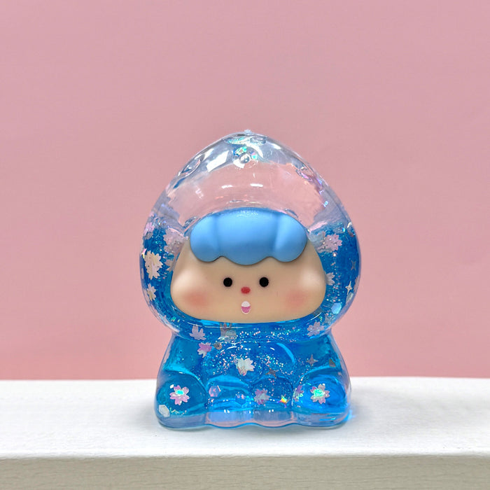 Wholesale Luminous Quicksand Fruit Girl Personalized Hand-made Desktop Ornaments Blind Box Blind Bag