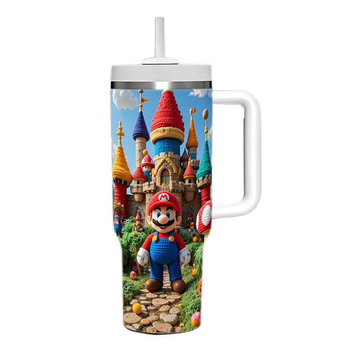 Wholesale 40oz Car Cup  Cartoon Stainless Steel  ice bullies cup Tumbler Thermos Cup