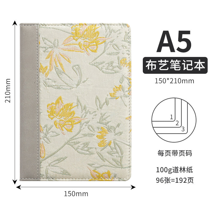 Wholesale A5 Cloth Notebook Pink Dot Grid Cartoon Design Cute Gift & Daily Use MOQ≥2
