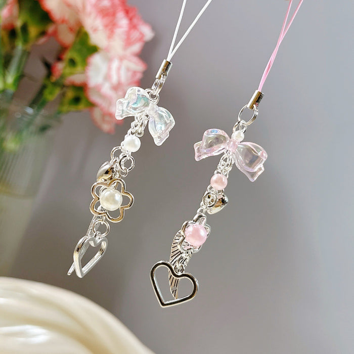 Wholesale Bow, Love, Wings, Pendant, Mobile Phone Chain, Versatile Bag, Gouka Chain