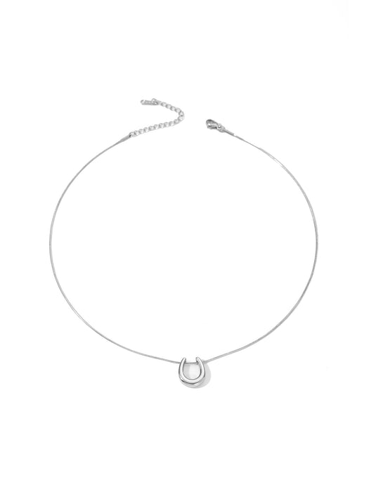 Wholesale Fade-Resistant Sweater Chain — Niche,  Light Luxury  and Sophisticated Titanium Steel Necklace
