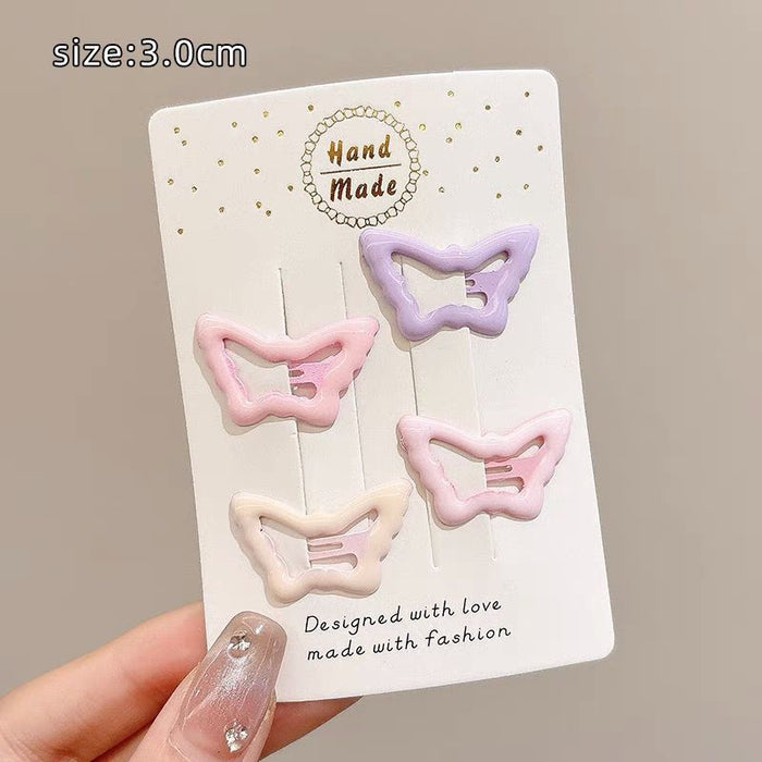 Wholesale Five-pointed star hair clip, hair clip, baby hair clip, bangs clip, children's alloy hair clip