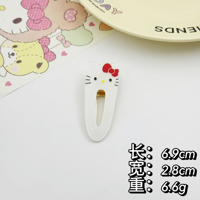 Wholesale Cartoon Acrylic Cute Hair Clips JDC-HC-Beif002