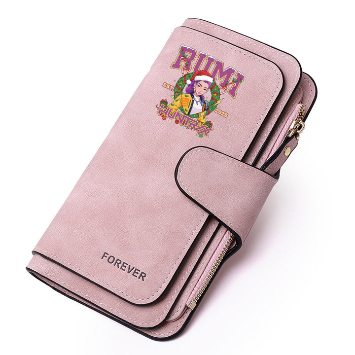 Wholesale PU Kpop Devil Hunter Wallet For Women Cute Multi Function Coin Card Holder Casual Everyday Use